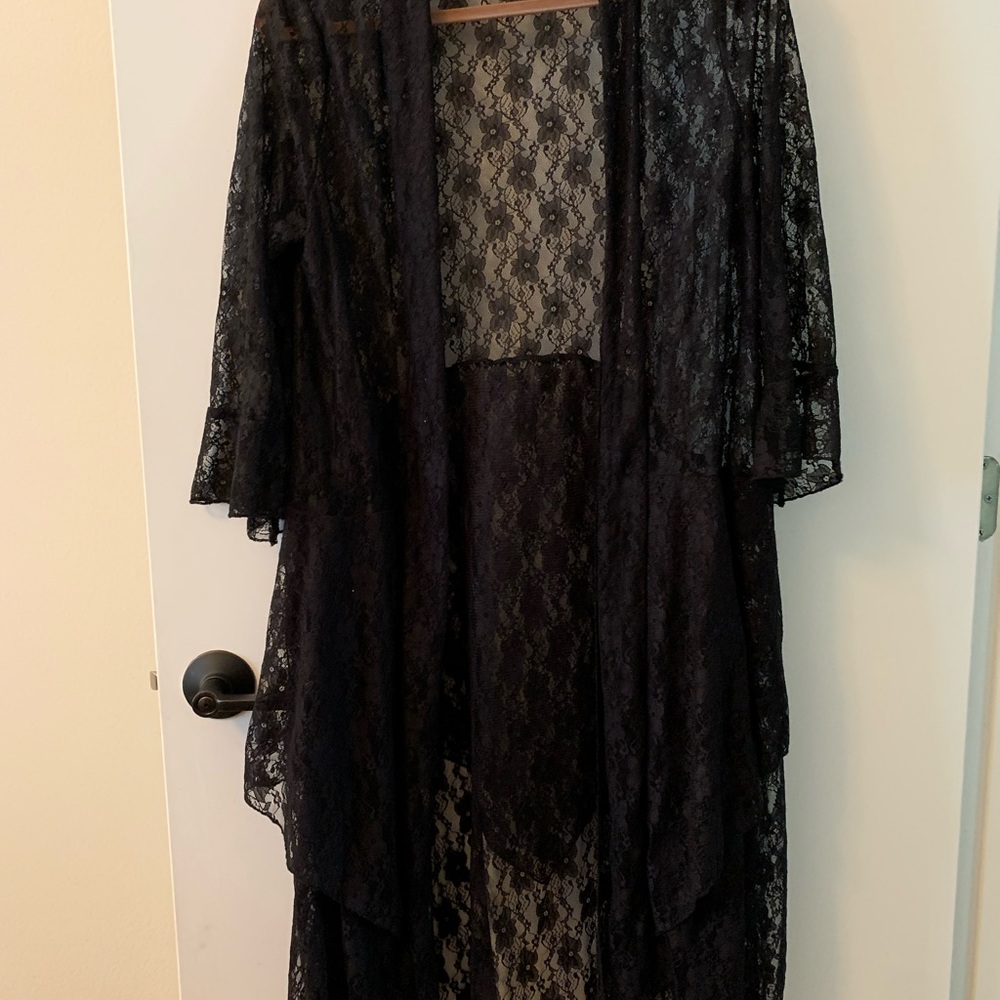 Black Lace Duster